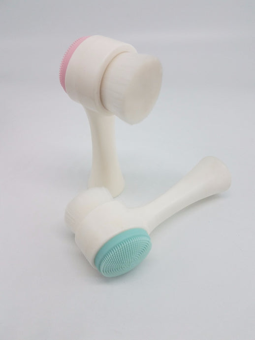 Face washing brush face scrub artifact clean the pore cleansing instrument manual washing black hand wash basin face brush brush